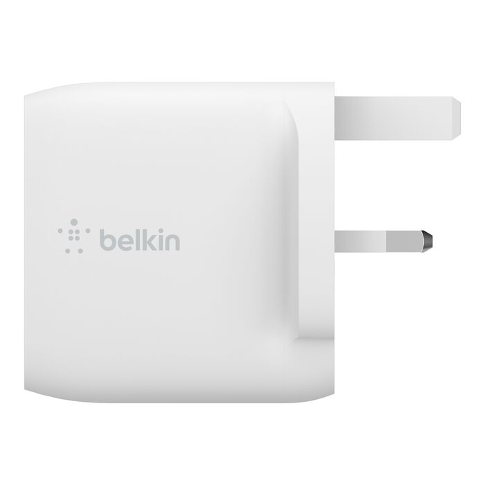 Belkin BoostCharge Dual USB-A Wall Charger 24W + Lightning to USB-A Cable