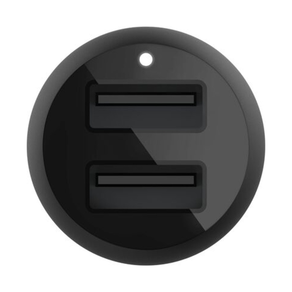 Belkin Dual Usb-A Car charger 24W Black