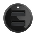 Belkin Dual Usb-A Car charger 24W Black