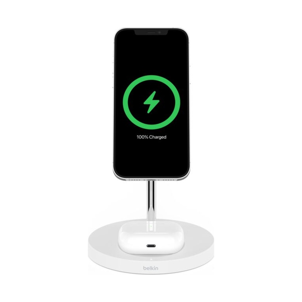 Belkin Boost Charge Pro 2-IN-1 Wireless Charger Stand with MagSafe