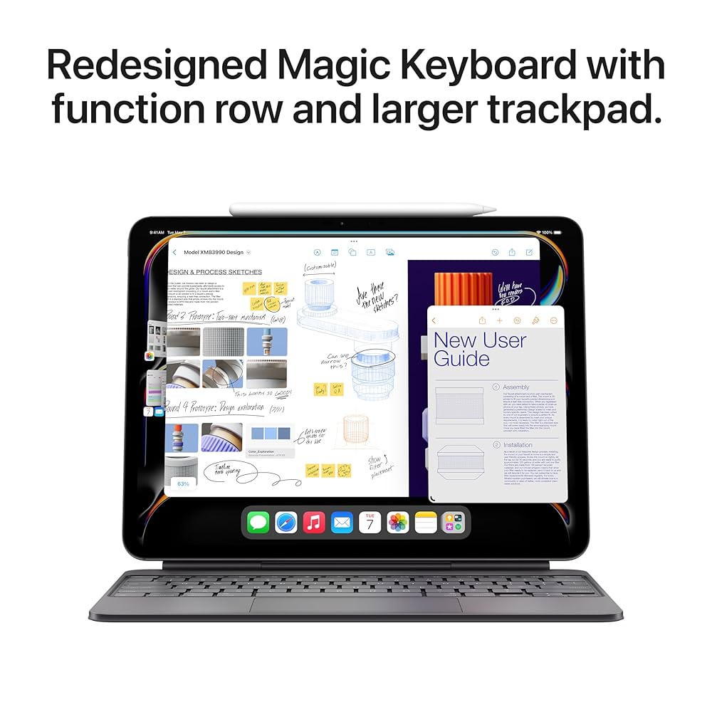 Apple Magic Keyboard for iPad Pro 11-inch (M4) Arabic - White