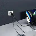 Green Lion Premium Series GaN Charger UK Plug PD 65W - Gray2.webp