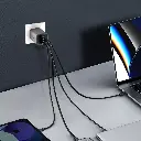 Green Lion Premium Series GaN Charger UK Plug PD 100W - Gray2.webp