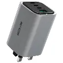 [GNPRGAN100WGY] Green Lion Premium Series GaN Charger UK Plug PD 100W - Gray (UK Plug PD 100W).webp