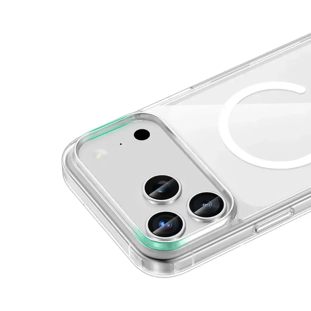 Green Lion MagSafe Crystal Clear Case for iPhone 17 Series.webp