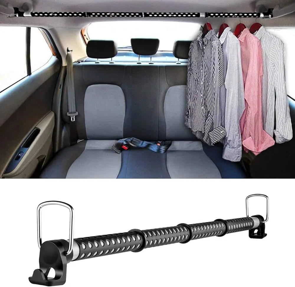 Green Lion Car Expandable Clothes Bar Telescopic Design Strong & Non-Slip - Black _GNCREXPBARBK_ (2).webp
