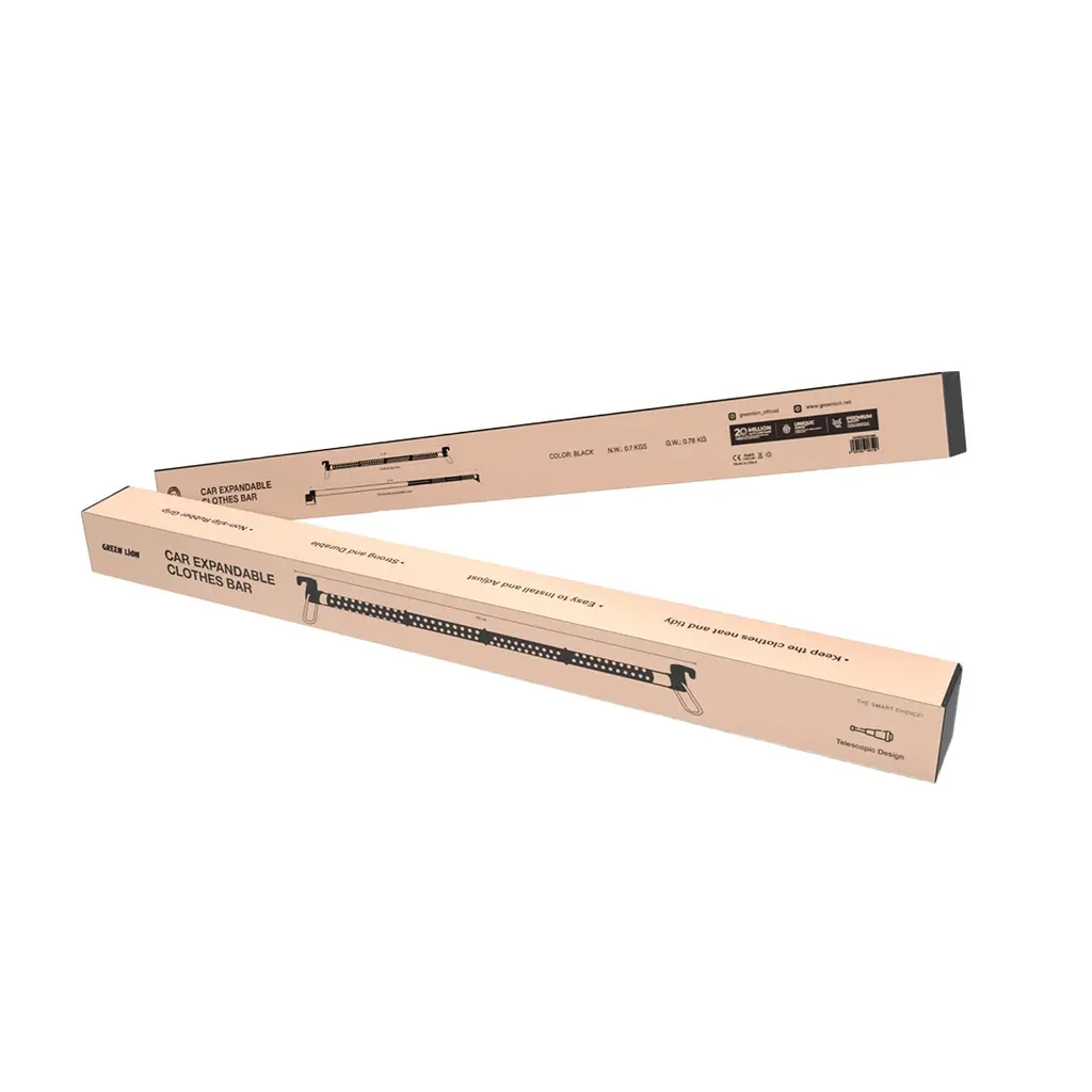 Green Lion Smart Appliances & Lifestyle Car Expandable Clothes Bar Telescopic Design Black [GNCREXPBARBK].webp