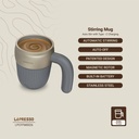 LePresso Auto Stirring Mug 450ML Capacity Magnetic Rotor Rechargeable Durable Stainless Steel 