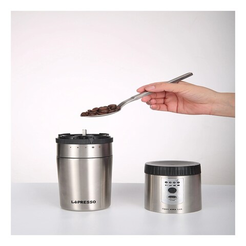 LePresso Portable Mini Grinding and Coffee Maker With Stainless Steel Mug