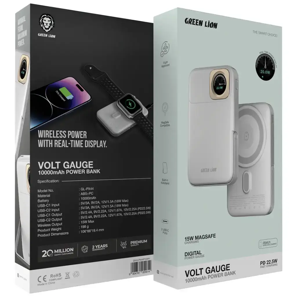 Green Lion Volt Gauge 10000mAh Power Bank PD 22.5W (7).webp