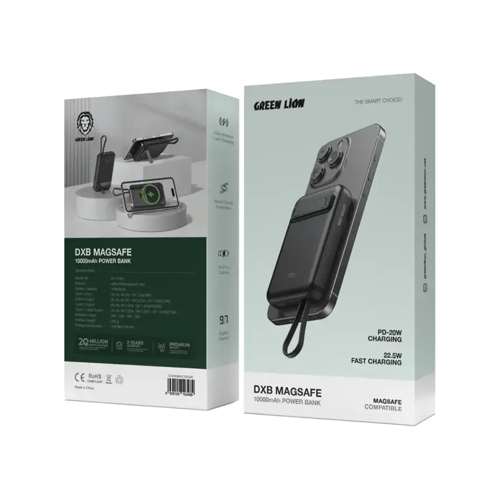 Green Lion DXB MagSafe Power Bank 10000mAh.webp
