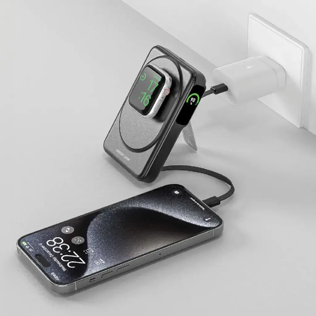 Green Lion Mag-Vision 10000mAh Power Bank - Black (1).webp