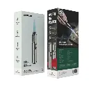 Green Lion Jet Flame Windproof Lighter - Silver