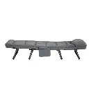 Green Lion Foldable Camping Bed - Gray