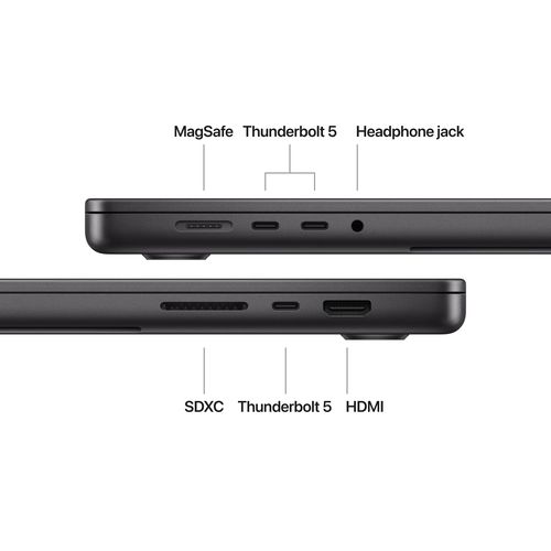 Apple 16" MacBook Pro: M4 Pro chip, 24GB RAM, 512GB SSD- Space Black