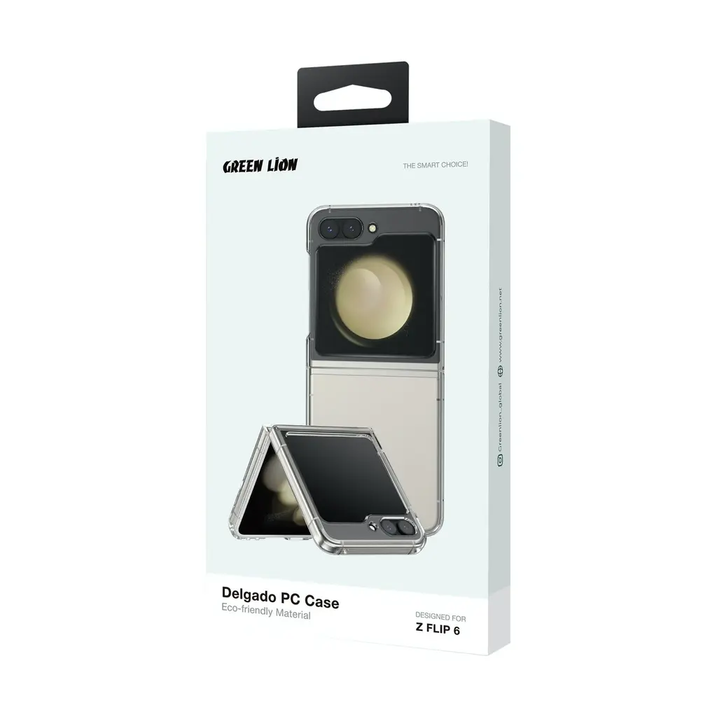 Green Lion Device Cases & Covers Green Lion Delgado PC Case 360 Full Protection Clear [GNDPCZFL6CL].webp