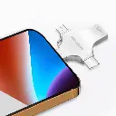 Green Lion 4-in-1 USB Flash Drive 64GB - Silver (1).webp