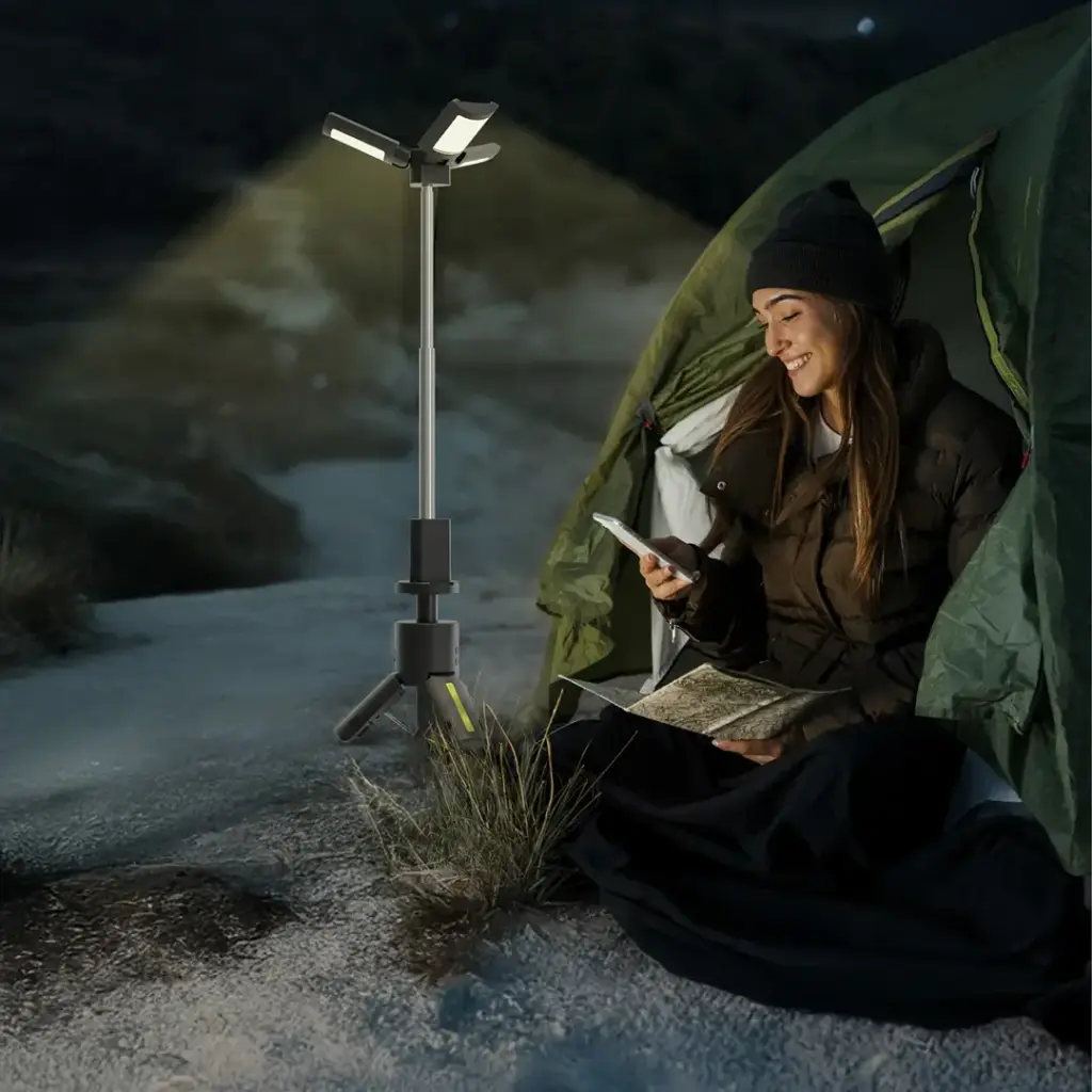 Green Lion Trio Beam Tripod Camping Light - Black4.webp