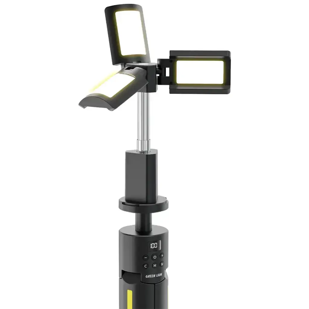 Green Lion Trio Beam Tripod Camping Light - Black2.webp