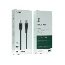 Green Lion USB-C To USB-C PVC Cable - Black.webp