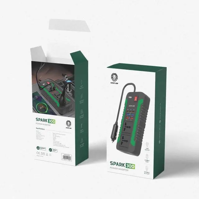 Green Lion Spark 300 Power Inverter.webp