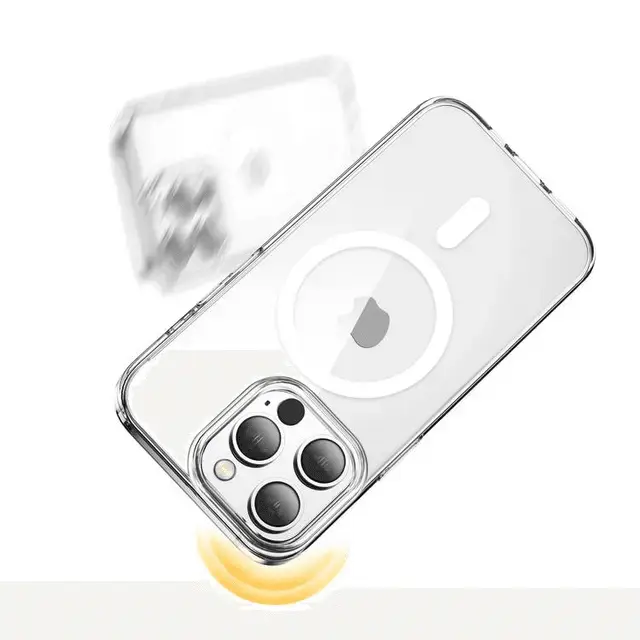 360° Anti-Shock Creative Magnetic Case- Clear.webp