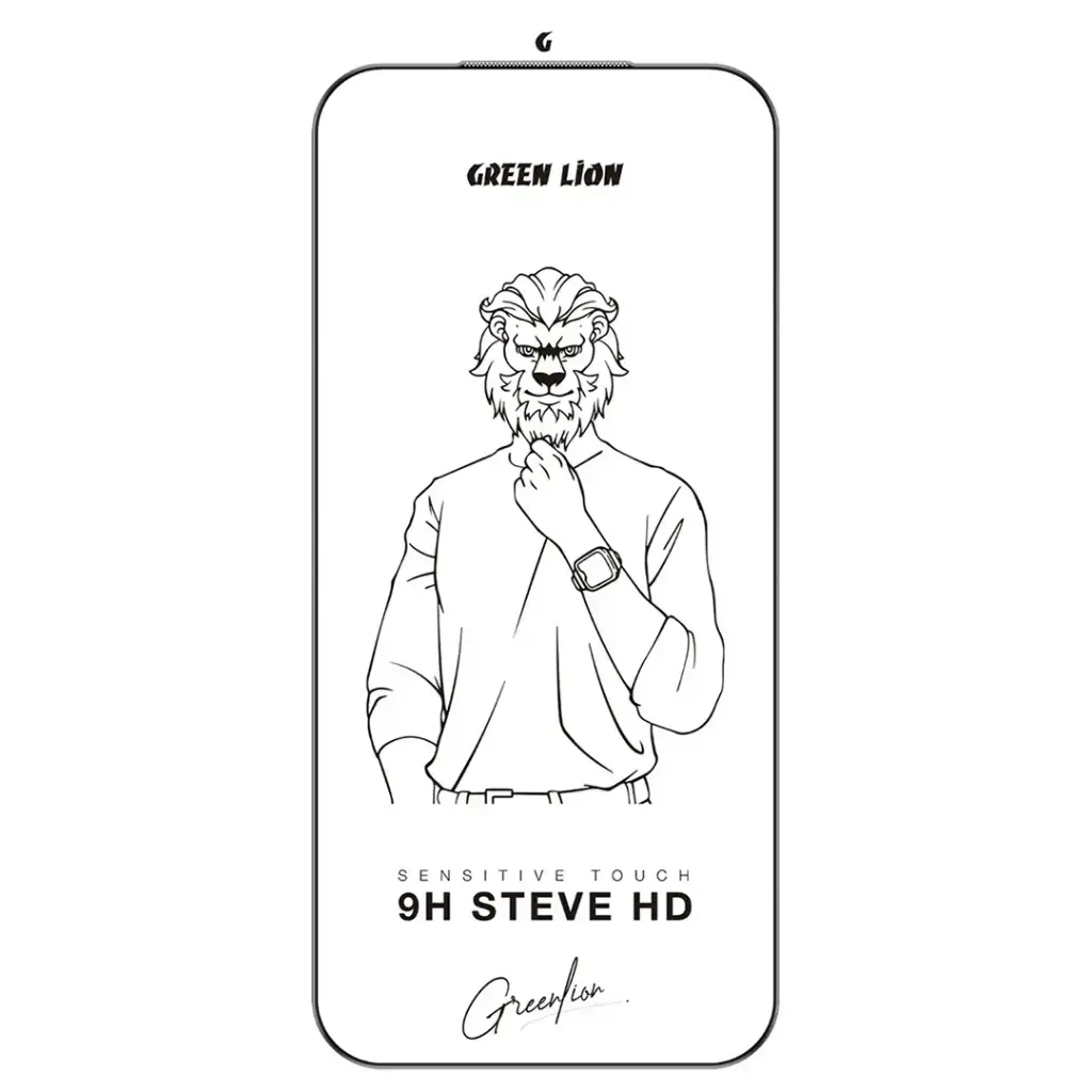[GN9HSGL17PCL] Green Lion 9H Steve HD Screen Protector for iPhone 17 Pro Max - Pro - Clear (iPhone 17 Pro).webp