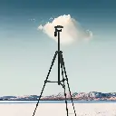 Green Lion GTP-150 Tripod Professional Aluminum - Black (1).webp