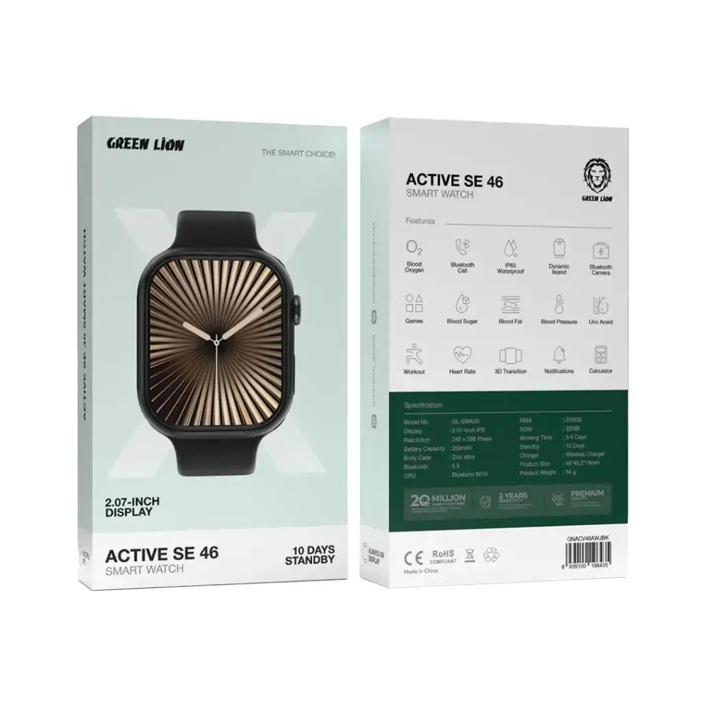 Green Lion Active SE 46 Smart Watch.webp