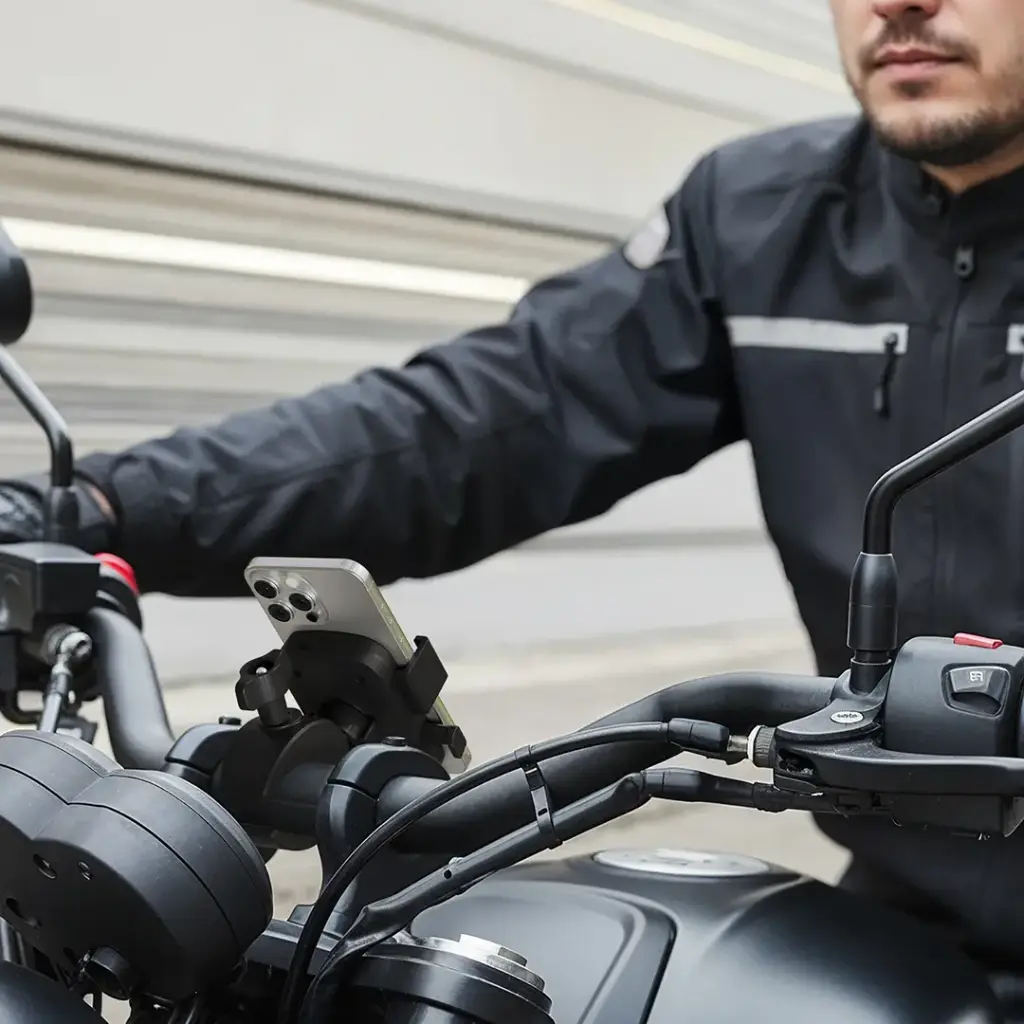 Green Lion Ride Mount Bike Phone Holder - Black3.webp