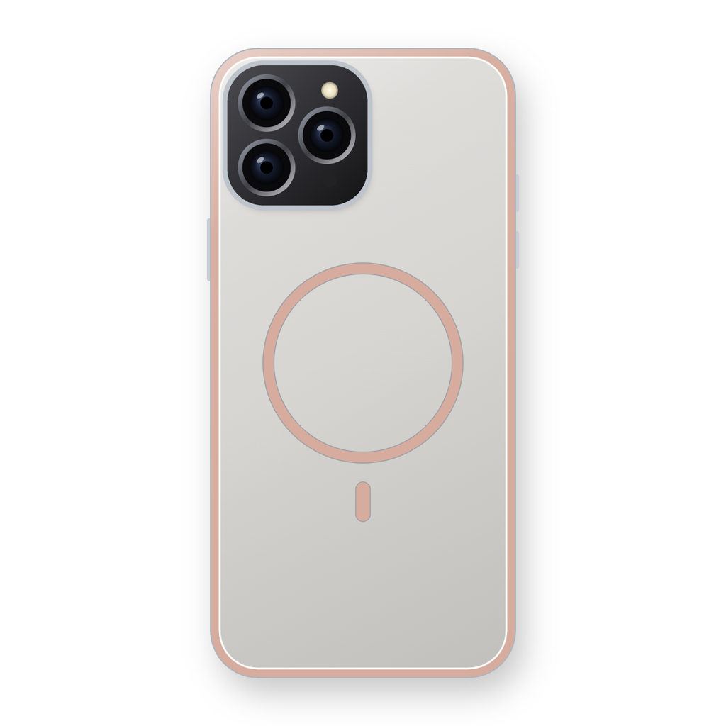 Momax CaseFORM Air Magnetic Case لـ iPhone 16 Pro Max – ذهبي وردي