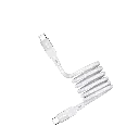 كابل مغناطيسي Momax Elite Mag Link USB-C إلى USB-C بقوة 100 واط، بطول 1 متر، أبيض