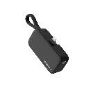 Momax 1-Power Mini 5000mAh 3in1 Power Bank With Lightning Plug Black