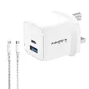 PocketMini Travel Charger Dual PD + QC Port 20W With Type-C to Type-C Cable