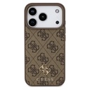 Guess MagSafe Leather Case لـ iPhone 17 Pro Max Brown