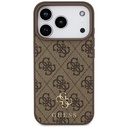 Guess MagSafe Leather Case for iPhone 17 Pro Max Brown