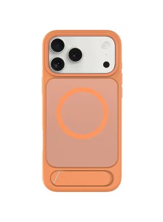 Levelo Matteo Case With Bottom Stand Grip For iPhone 17 Pro - Orange