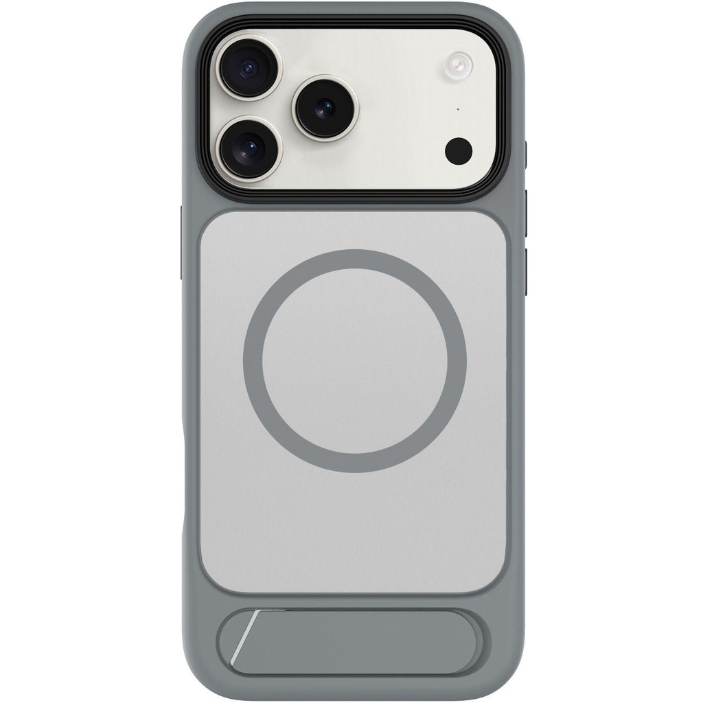 LEVELO MATTEO IPHONE 17 PRO MAX HYBRID KICKSTAND CASE CLOUD GREY