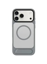 Levelo Matteo Case With Bottom Stand Grip For iPhone 17 Pro - Cloud Grey