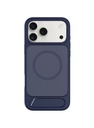 Levelo Matteo Case With Bottom Stand Grip For iPhone 17 Pro Max - Dark Blue