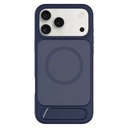 Levelo Matteo Case with Bottom Stand Grip for iPhone 17 Pro Max – Dark Blue