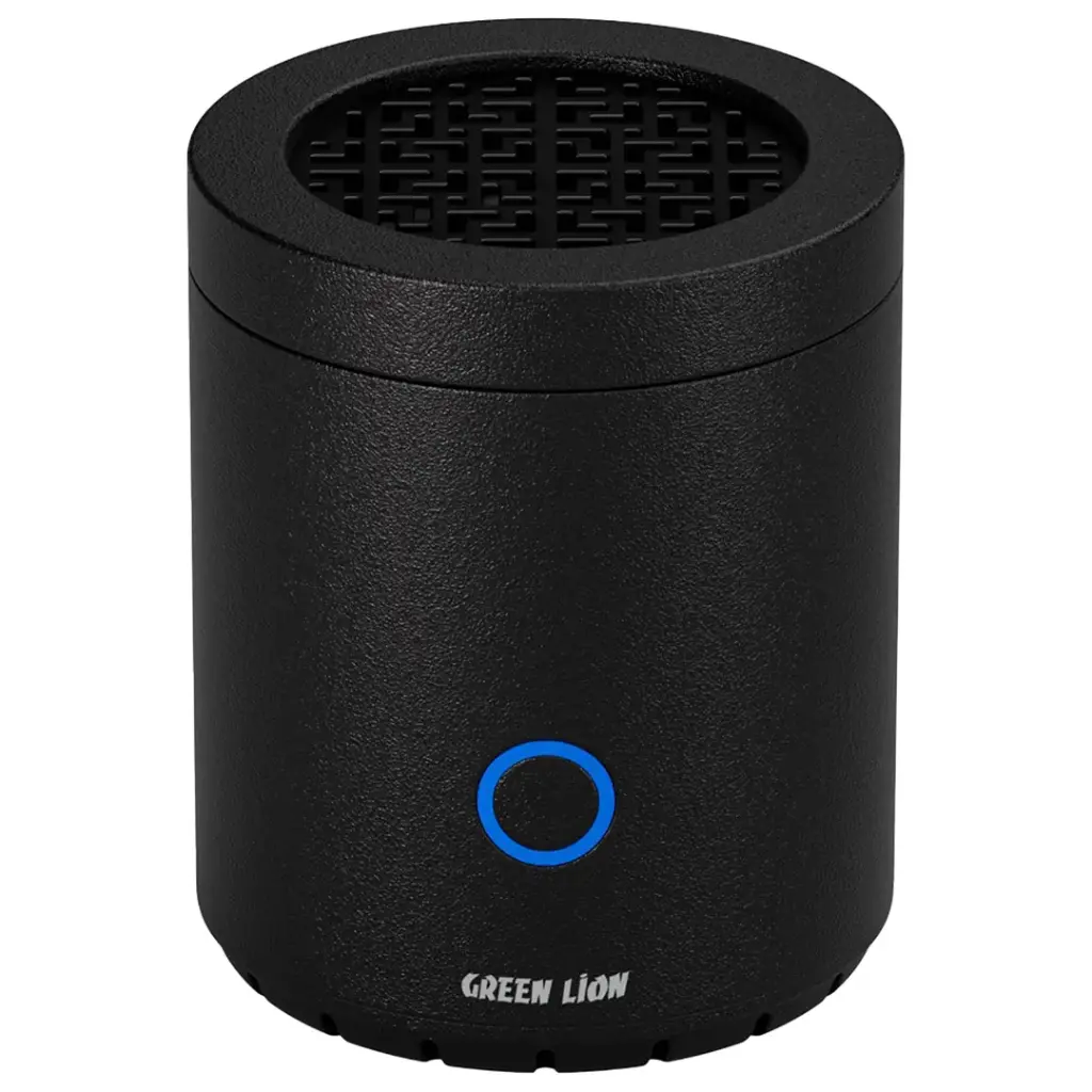 مبخرة صغيرة من Green Lion Dune - لون أسود