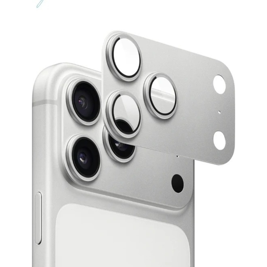 Green Lion Camera Lens Pro for iPhone 17 Pro Max – Silver Titanium