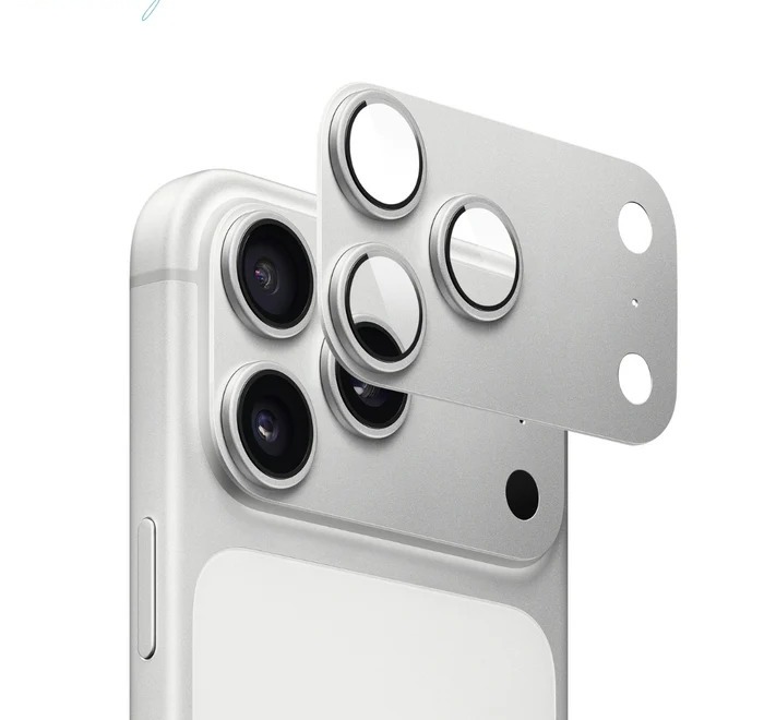 Green Lion Camera Lens Pro for iPhone 17 Pro Max - Silver Titanium