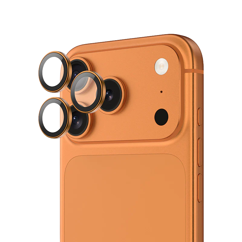 Green Lion Classic Camera Lens Protector for iPhone 17 Pro Max - Orange