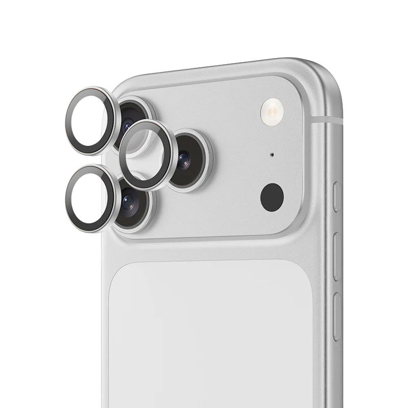 Green Lion Classic Camera Lens Protector for iPhone 17 Pro / Pro Max - Silver