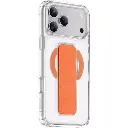 Green Lion MagSafe Leather Grip Case for iPhone 17 Pro - Orange