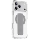 Green Lion MagSafe Leather Grip Case for iPhone 17 Pro Max - Silver