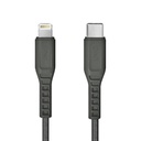 كابل Uniq Flex USB-C إلى Lightning مع خاصية تخفيف الإجهاد بطول 1.2 متر