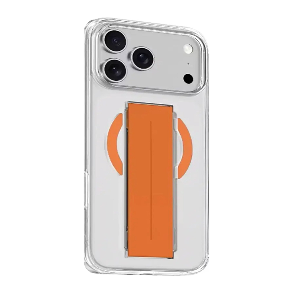 Green Lion MagSafe Grip Case لـ iPhone 17 Pro – برتقالي